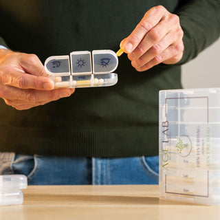 Pille- og doseringsekse fra AgeLab.no i Norge