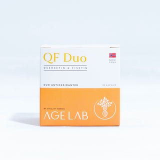 Kjøp Fisetin og Quercetin kosttilskudd hos AgeLab.no - QF-Duo i Norge