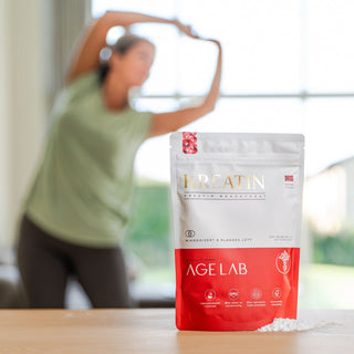 Prøv Kreatin monohydrat +99% renhet og mikronisert fra AgeLab.no i Norge.