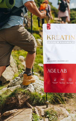 Kreatin tilskudd Norge AgeLab.no Creatine monohydrat supplement