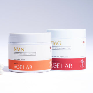 NMN og TMG kosttilskudd i Norge fra AgeLab.no