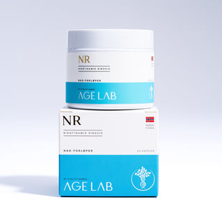 NR-tilskudd (nikotinamid ribosid) 60 kapsler av høyeste kvalitet hos AgeLab.no