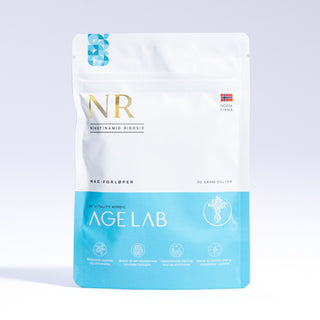 Kjøp NR-tilskudd (Nikotinamid Ribosid) i Norge. NAD-supplement fra AgeLab.no