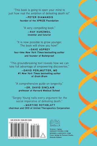 Les boken The Science and Technology of Growing Young, Updated Edition (2024) hos AgeLab.no