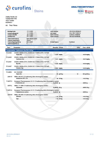 GlyNAC (Glysin og NAC) tilskudd +99% analysesertifikat - AgeLab.no