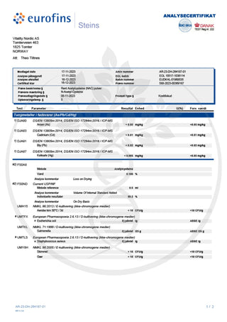 GlyNAC tilskudd (Glysin og NAC) +99% analysesertifikat - AgeLab.no