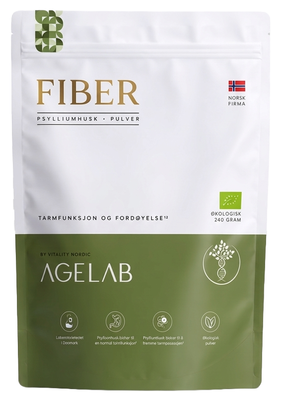 AgeLab FIBER – økologisk psylliumhusk