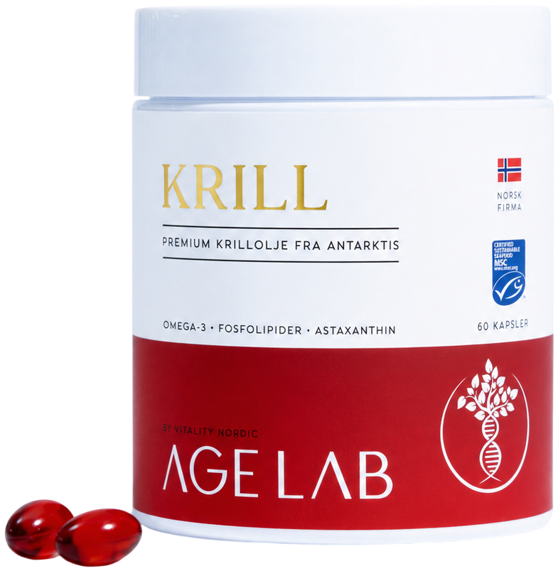 KRILL, premium krillolje fra Antarktis, 60 kapsler