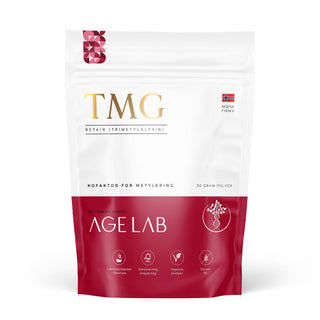 TMG (Betain) tilskudd +99% fra Norge | AgeLab.no